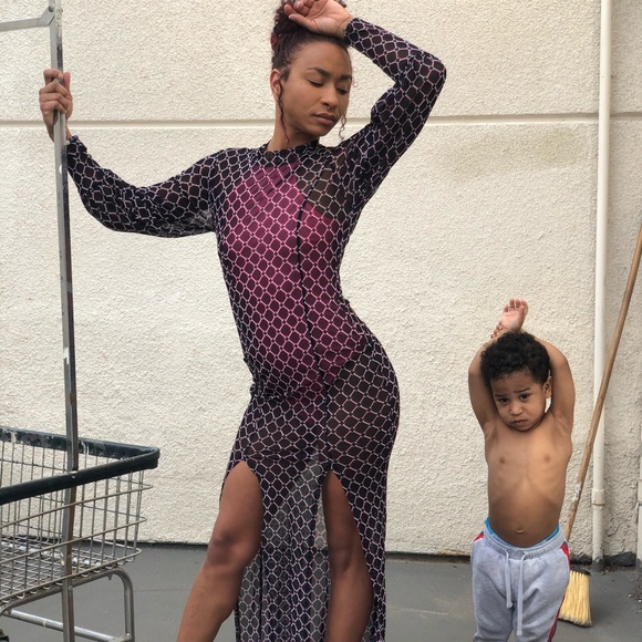 Shear double layer dress - Picture 1 of 2